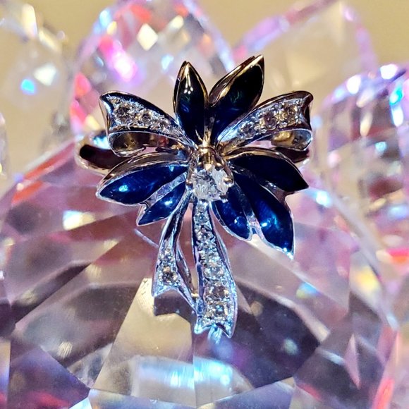 Made new beautiful 18K white Gold Diamond  Ring - Picture 4 of 12